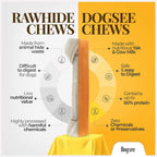 Dogsee Himalayan yak cheese chews extra large size packaging details and protein count
