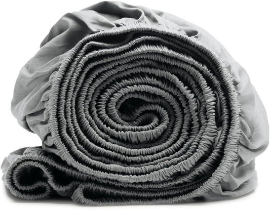 Boll and Branch Signature Hemmed Fitted Sheet Shore King premium packaging front view