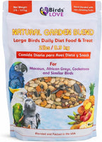 Birds LOVE Natural Garden Blend Conure Food, Sunflower Free Bird Seed Mix with Fruits, Nuts, Vegetables and Seeds, All Natural Daily Diet and Treat, 2 lb - Image 14