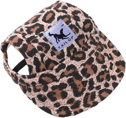 Leconpet Baseball Caps Hats with Neck Strap Adjustable Comfortable Ear Holes for Small Medium and Large Dogs in Outdoor Sun Protection (M, Colour Flower) - Image 10