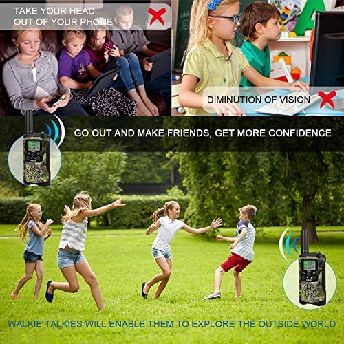 Aikmi handheld outdoor toys package including two green camo walkie talkies and survival bracelets