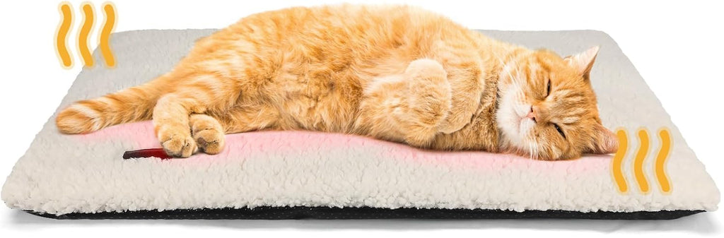Self Warming Cat Bed Self Heating Cat Dog Mat 24 x 18 inch Extra Warm Thermal Pet Pad for Indoor Outdoor Pets with Removable Cover Non-Slip Bottom Washable Non Electric - Image 10