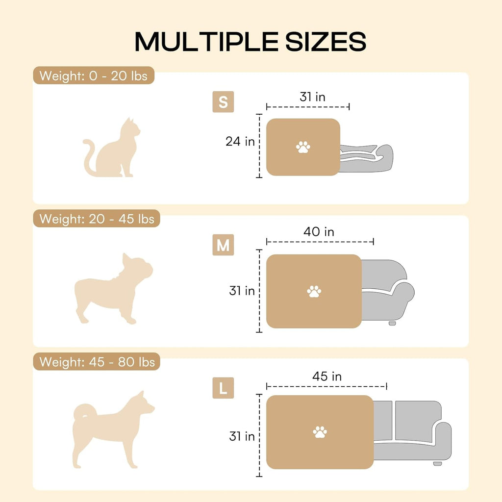 Six pack assortment of lightweight washable blankets for small medium pets
