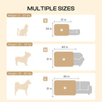 Six pack assortment of lightweight washable blankets for small medium pets
