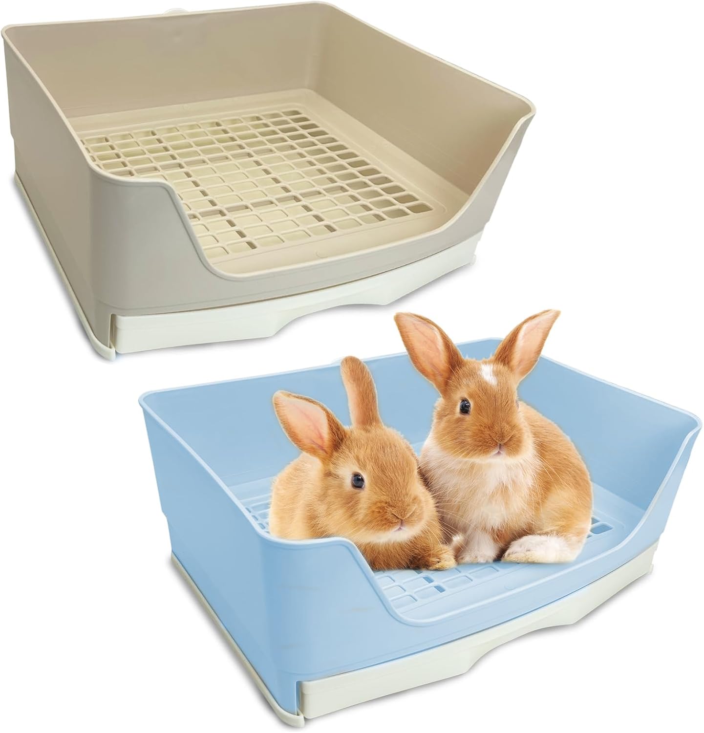 kathson Large Rabbit Litter Box Trainer, Potty Corner Toilet with Drawer Bigger Pet Pan for Adult Hamster, Guinea Pig, Ferret, Galesaur, Bunny and Other Animals (Brown) - Image 12
