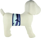 PlayaPup Male Dog Belly Band, Navy/Royal, Large - Image 9
