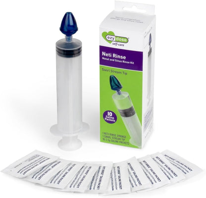 Ezy Dose Sinus and Allergy Relief Syringe and nasal rinse kit front view