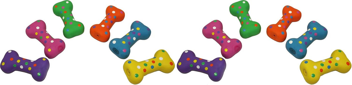 Multipet latex plush filled dog toy assorted colors