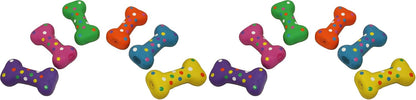 Multipet latex plush filled dog toy assorted colors