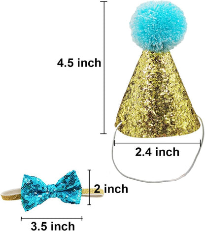 Arogheiz festive pet hat with pom-pom topper