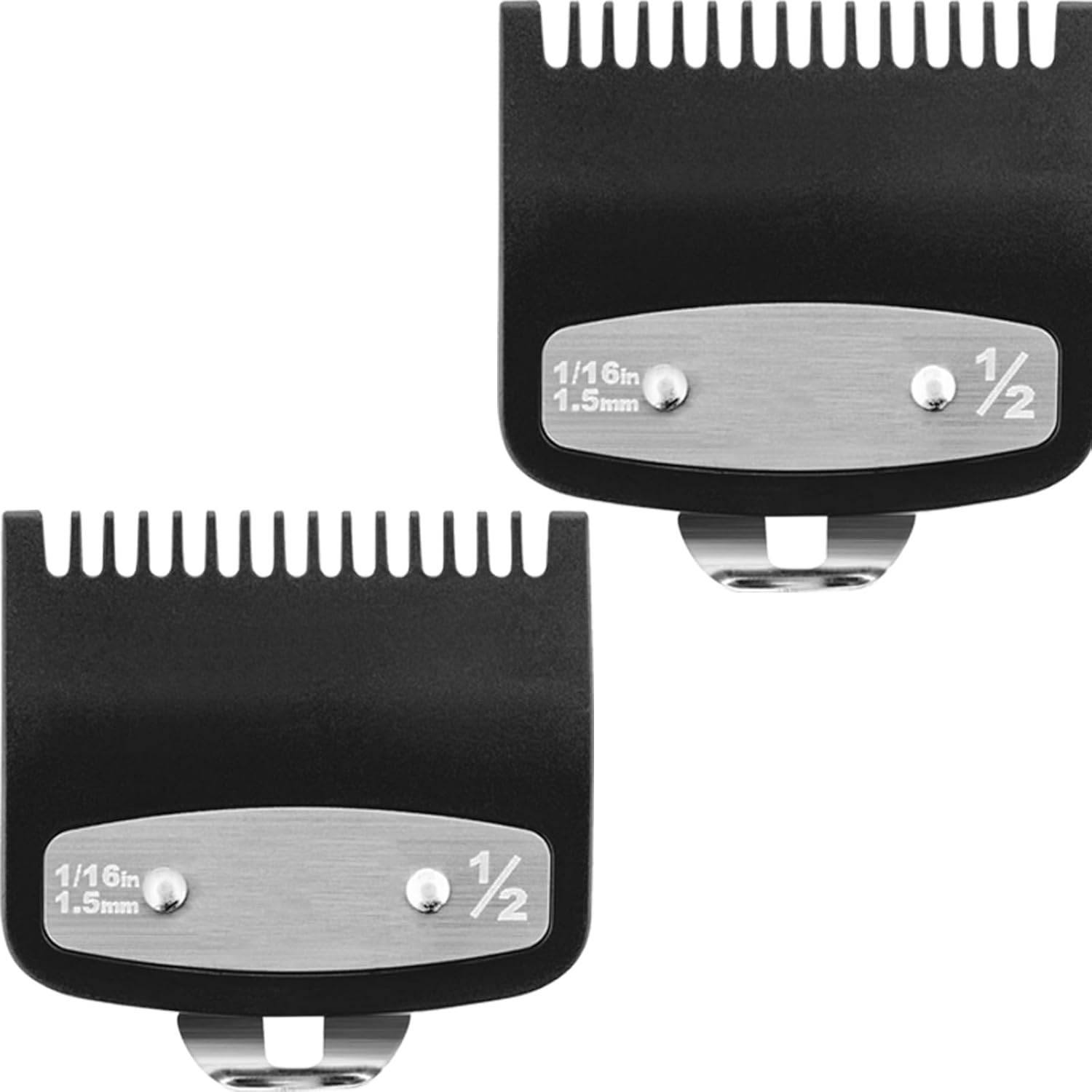 Oreutkd replacement half clipper guards front view showcasing the secure metal clip design