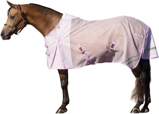 Schneiders Ripstop Nylon Mesh II Horse Fly Sheet front view on horse
