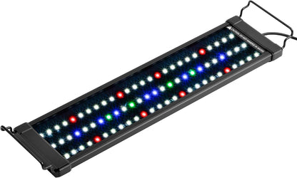 Nicrew ClassicLED Plus aquarium light front view on fish tank