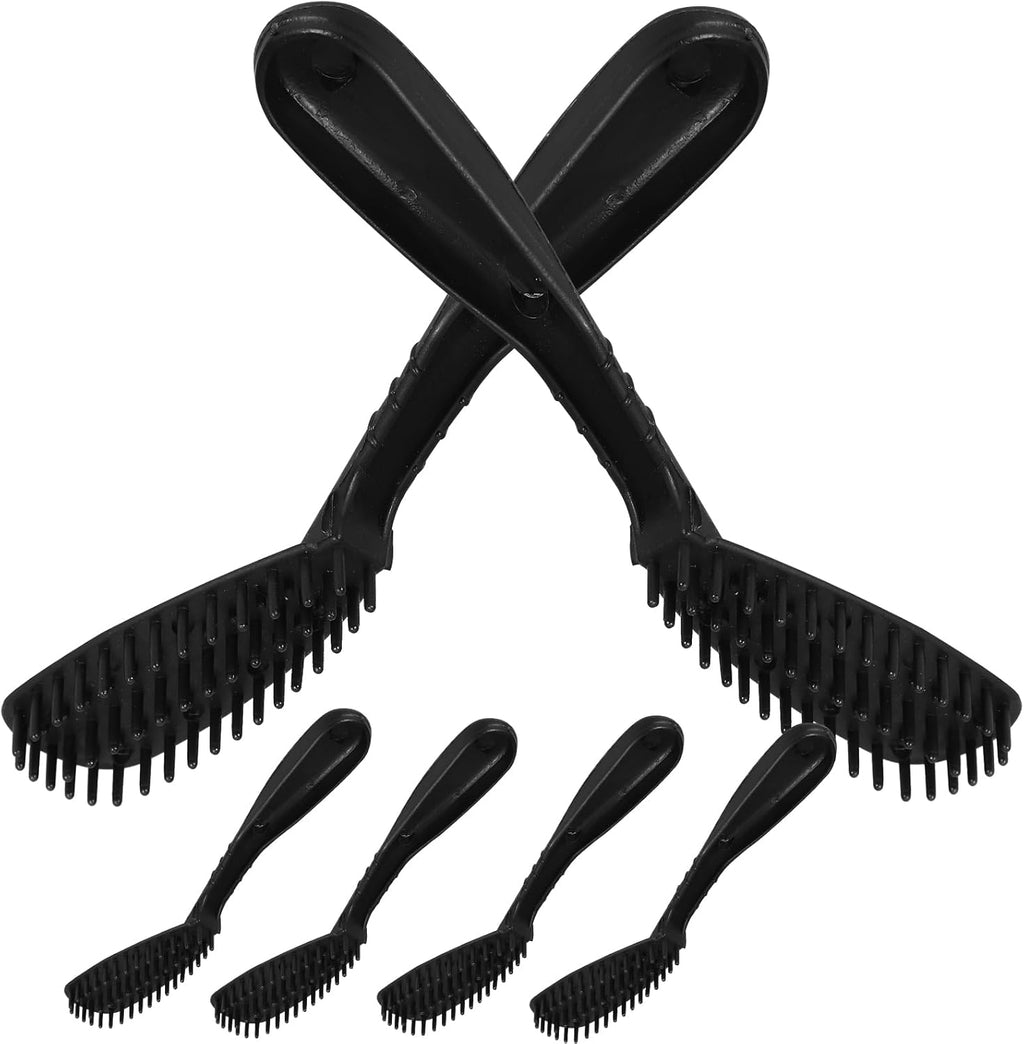 Lalafina 6 piece hair dye brush and comb set front view