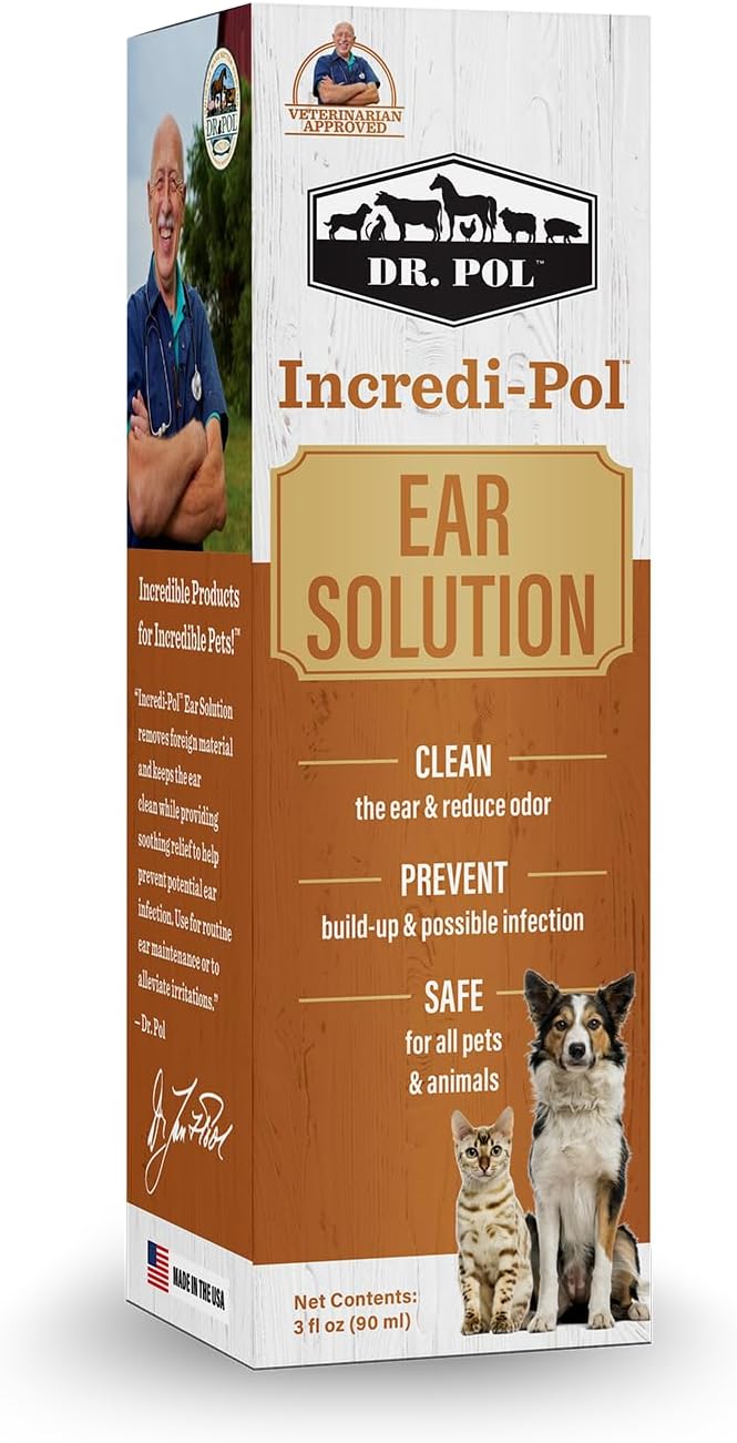Authentic Dr. Pol Incredi-Pol Ear Solution for dogs and cats