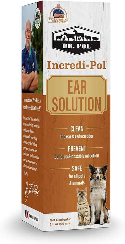 Authentic Dr. Pol Incredi-Pol Ear Solution for dogs and cats