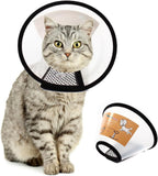 Premium imported anti-bite anti-lick pet neck cone for post-operative care.
