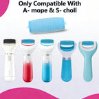 KOIZFF extra coarse and regular coarse roller heads arranged neatly in retail packaging.