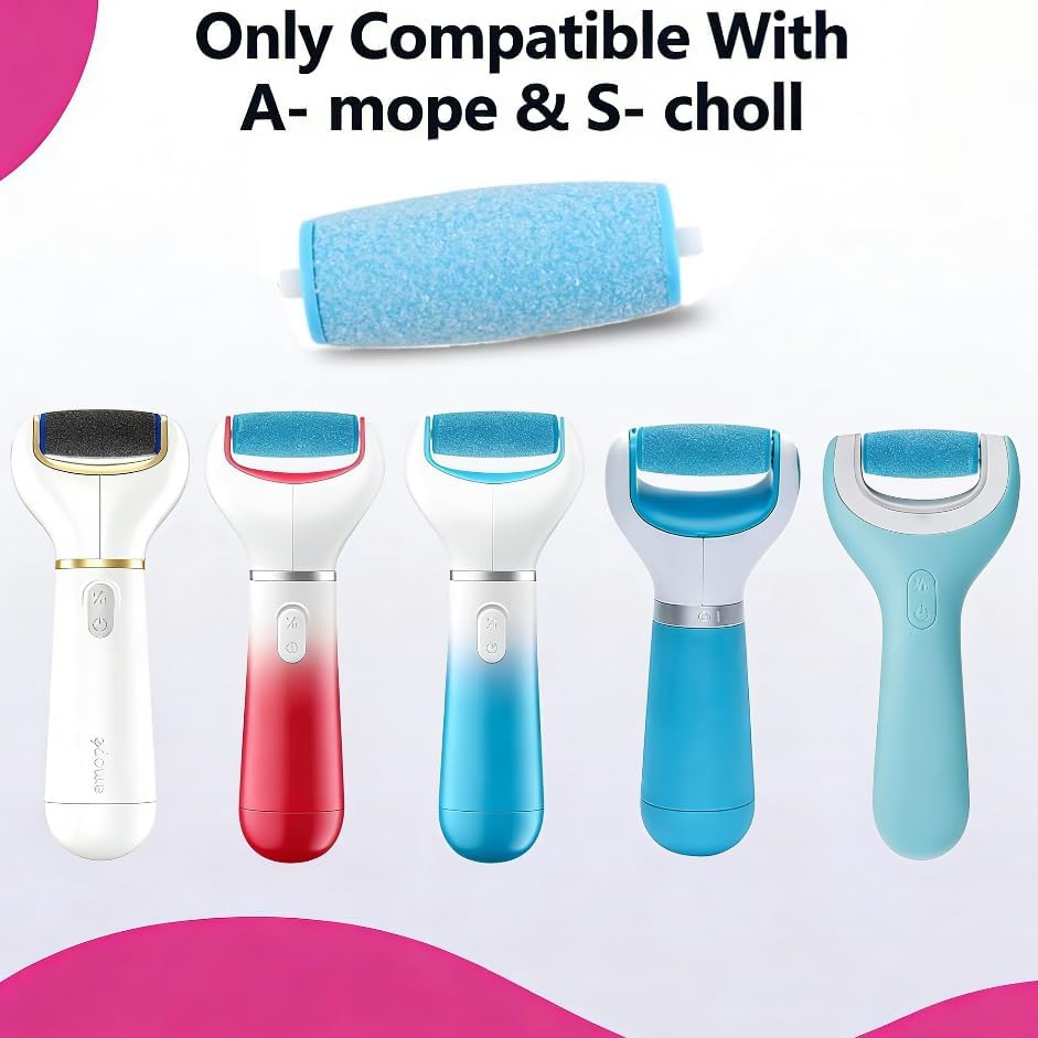KOIZFF extra coarse and regular coarse roller heads arranged neatly in retail packaging.