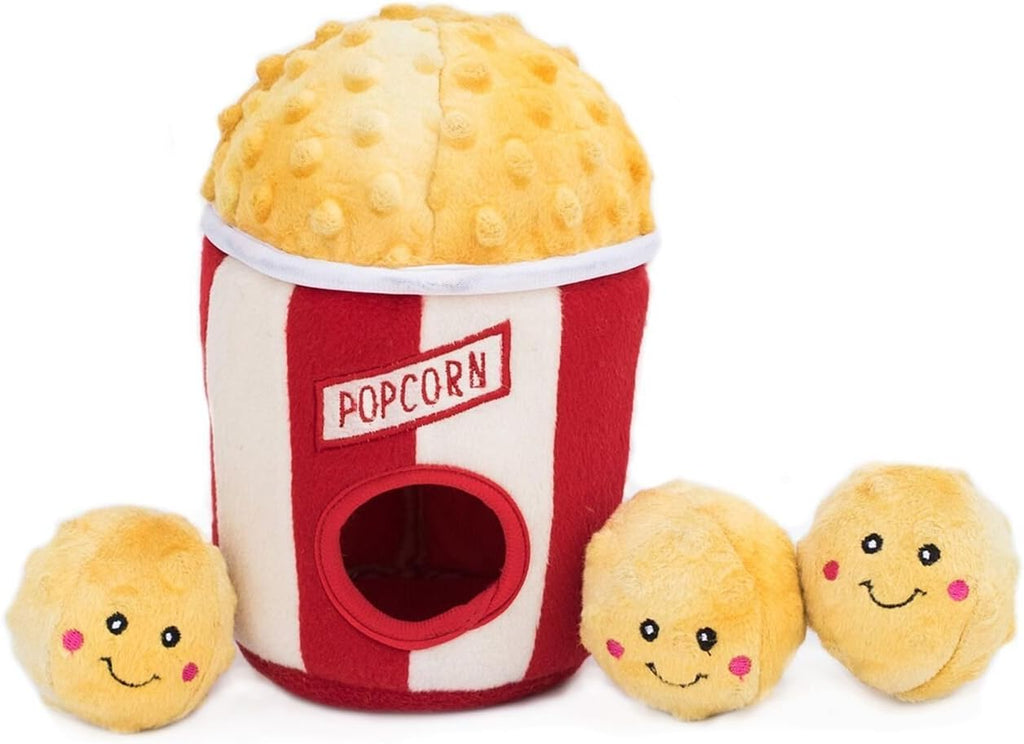 ZippyPaws Burrow- Interactive Dog & Puppy Toys for Boredom, Stimulating Pet Products to Keep them Busy, Hide & Seek Plush Puzzles, Squeaky Toy for Enrichment, For Small & Medium Dogs- Milk and Cookies - Image 11