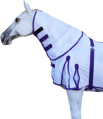 Challenger full neck horse fly sheet with adjustable bellyband