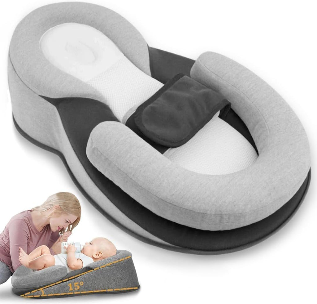 Yevclihds Baby Lounger Pillow front view infant support