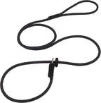 Slip Lead Dog Leash - Strong Nylon Training Rope with Spring-Loaded Adjustable Stopper - 5/16" x 4/5/6ft -No Pull Heavy Duty Leash for Small Medium Large Dogs(Black, 5 FT) - Image 15