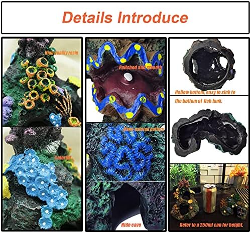 Tfwadmx 2-pack aquarium decorations displayed together