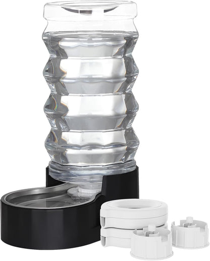 RIZZARI 8L Stainless Steel Gravity Pet Water Dispenser - Auto-Refill | No Electricity Needed,Wide-Mouth Cleaning,Triple Filtration,BPA-Free Materials,Visible Water Level - Image 10