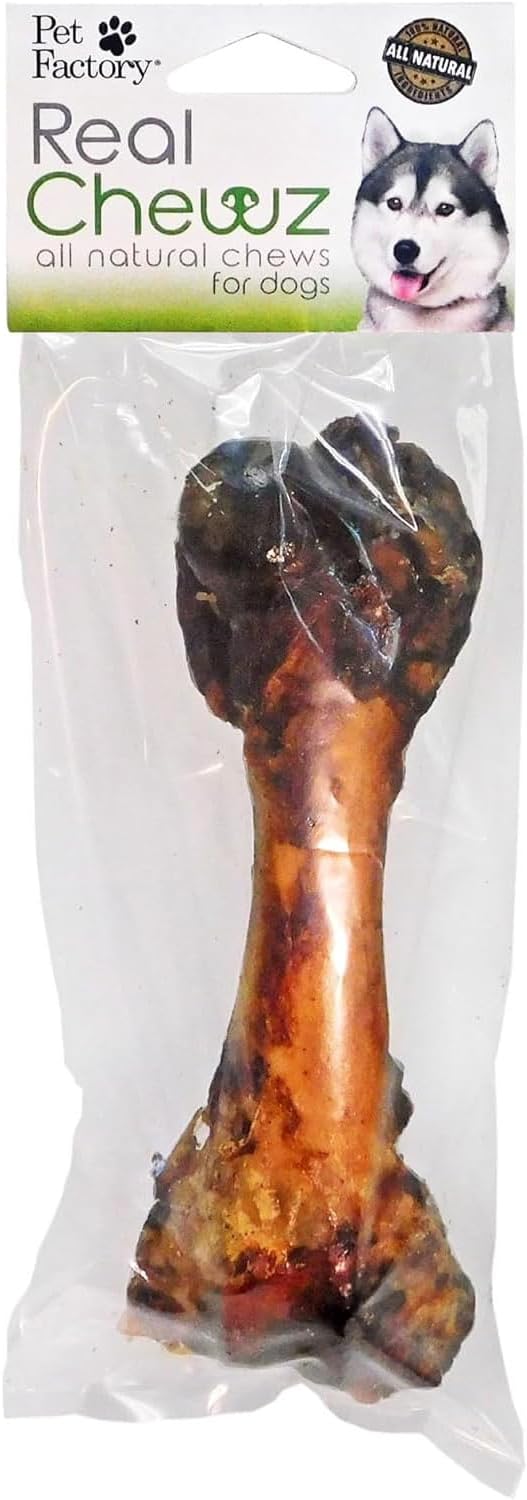 Oven baked pork femur bone for medium dogs