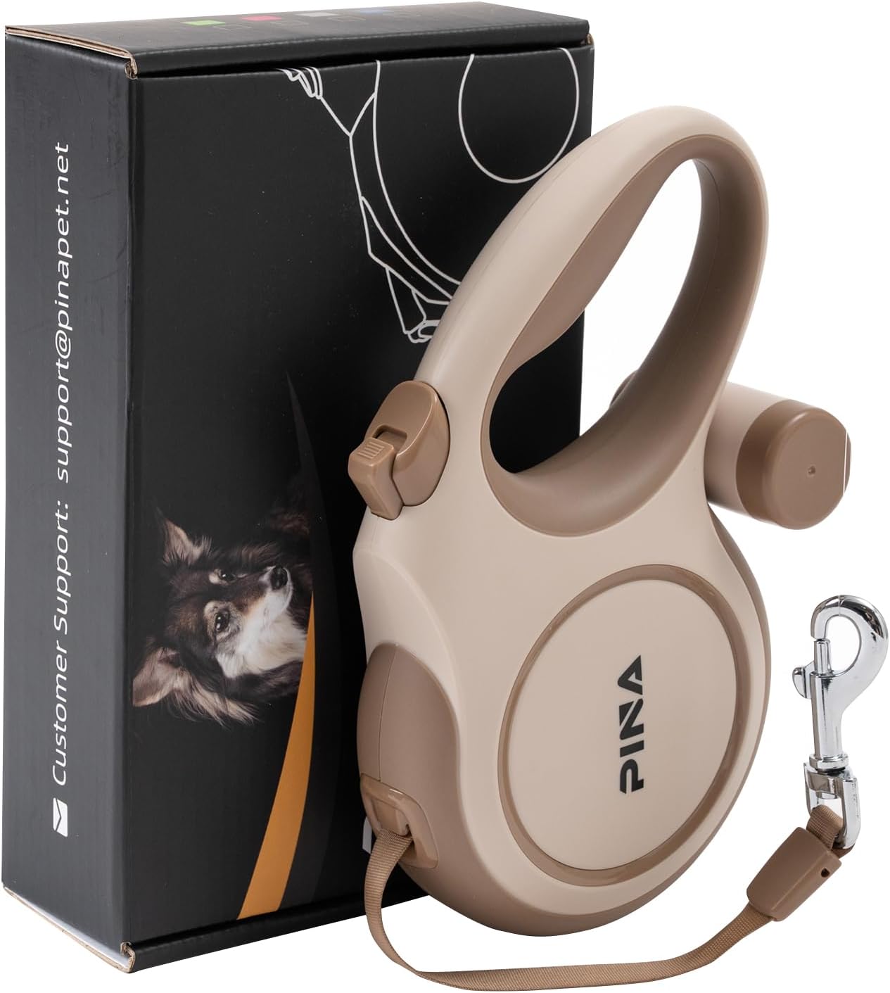 Pina upgraded dog leash packaging and accessory overview