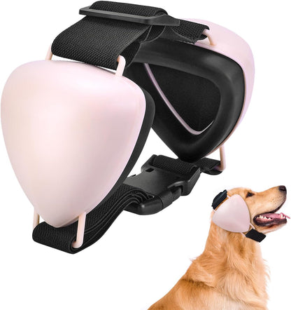 ZOHAN Dog Ear Muffs for Noise Protection, Comfort Dog Noise Cancelling Ear Muffs with Fast Snap Lock for Fireworks, Thunder, Vacuums(Pink,S) - Image 12