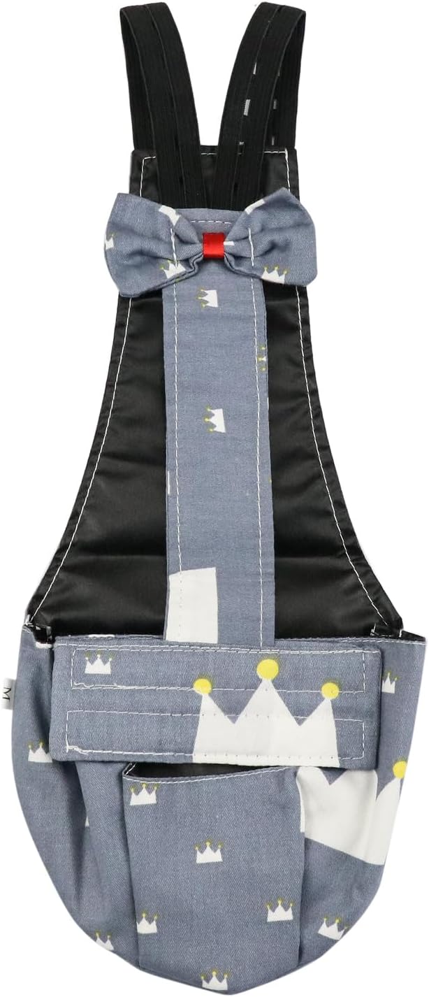 BestParts Adjustable Diaper Waterproof Reusable Diapers, Cloth Diaper Wearable Poultry for Farm Pet Goose, Pet Duck,Pet Chicken, (Grey Crown, L(3.31-8.82pounds), 1, Count) - Image 11