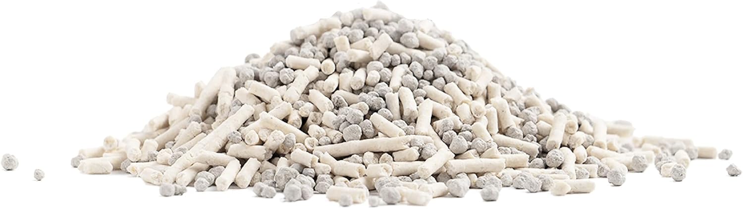 Pidan natural pea dregs cat litter ingredients illustration