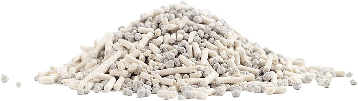 Pidan natural pea dregs cat litter ingredients illustration