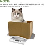 Qulable small animal precision scale unboxed packaging with the included growth tracking measuring tape
