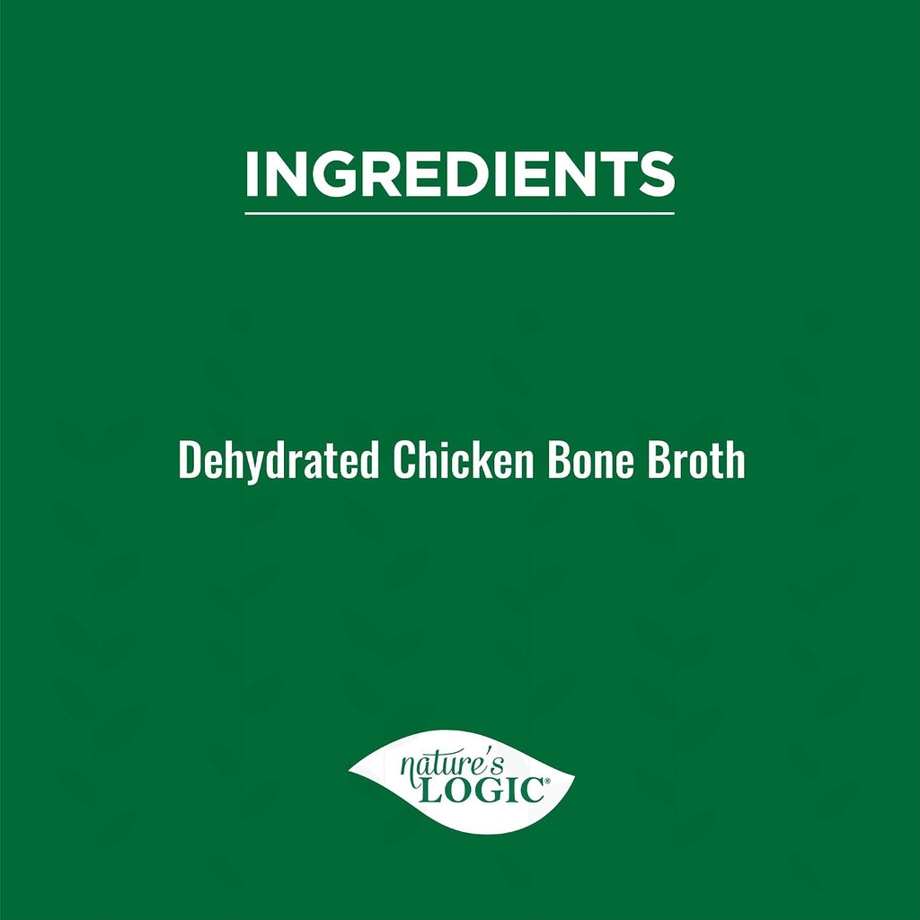 Prepared chicken bone broth in a bowl for cats