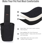 Detailed view of washable base pad in pet sling bag