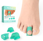 Welnove Hammertoe Corrector 6 pack front view soft gel toe straighteners.