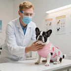 Kuoser e-collar alternative dog onesie fruit pattern print