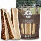 WhiteTail Naturals premium split elk antlers three pack front view