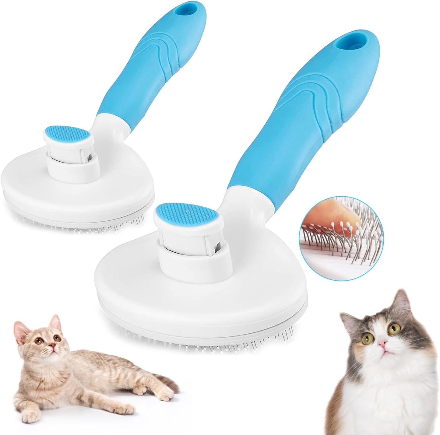 Premium imported itPlus deshedding massager brush for cats and dogs
