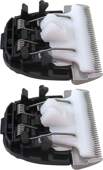 Gxcdizx dog grooming clipper blade set displaying stainless steel attachment side