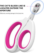 Aogeili pet claw cutter highlighting the sharp cutting edge