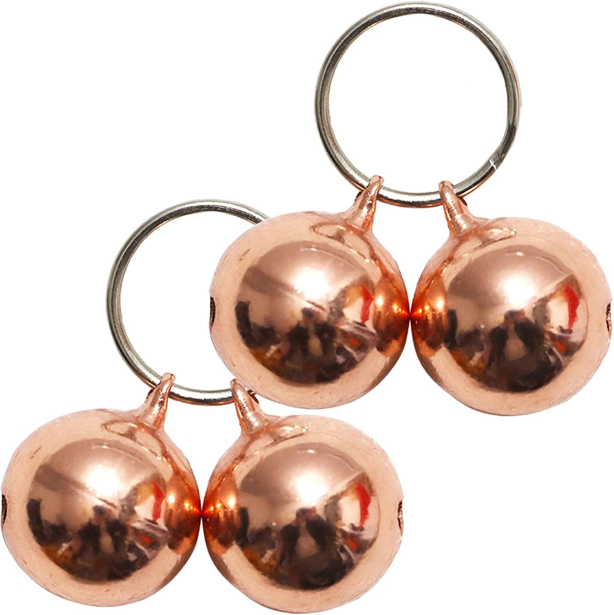 SJANE 4 Pack Cat & Dog Copper Bells - Pet Tracker Training | Pet Collar Accessories | Save Birds & Wildlife(Green) - Image 9