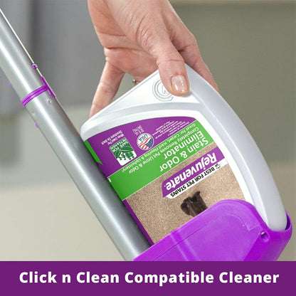 Rejuvenate fabric stain remover clearing mud and chocolate spots on couch