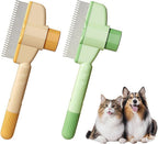 Infinite Paradise pet grooming comb ergonomic handle design
