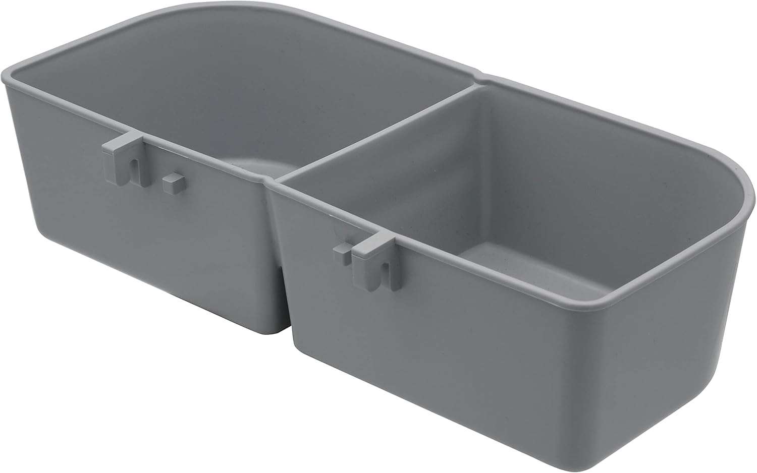 A & H Tool And Die Pet Crate Carrier Cup Double Large side angle showing compartments