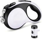 Segarty 26 Ft Walking Lead with Poop Bag Holder for Pet 66 lbs - 110 lbs, 360 degreesTangle-Free 8m Long Retractable Leash with Anti-Slip Handle One-Handed Brake Pause Lock, Heavy-Duty Leash for Dogs Outside - Image 14