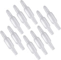 IOOYIFLE Oxygen Tubing Swivel Connector front view 10 pack set